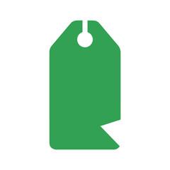 Green Price Tag Icon