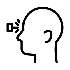 Naklejka premium Eye Scanning Line Icon of Laser Eye Surgery Icon Set