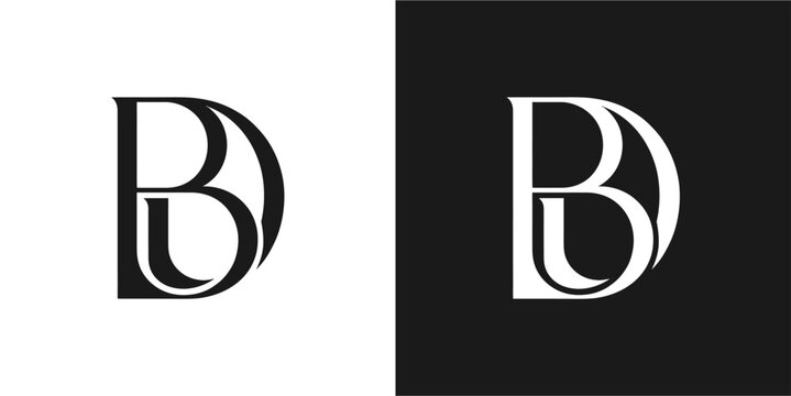 BD Initial Logo Vector Design