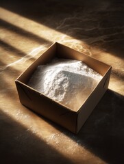 Baking Soda Box with Dramatic Light Rays