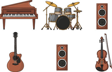 Classic Musical Instruments Collection