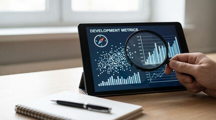 E-government data analytics measuring development metrics with index in a digital workspace for improved decision-making