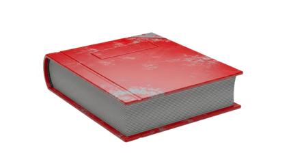 Worn Red Hardcover Book