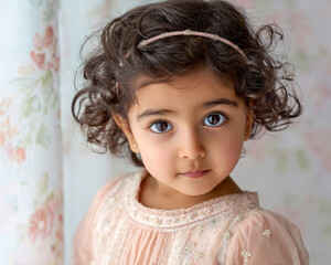 portrait of a little girl