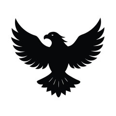 Obraz premium Eagle Silhouette Icon Vector Illustration