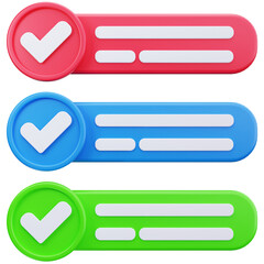 Task Status Checklist Indicator