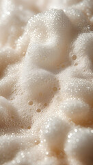 Soft Foam Texture Background for Skincare and Clean Beauty