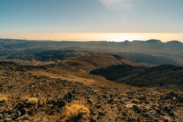 Accretion balls on the footpath to the summit of mount Teide, Tenerife, Canary Islands - 3 dec 2025