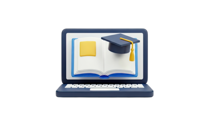 Online Graduation and Education Concept