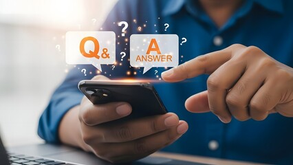 Seeking solutions and knowledge: navigating questions and answers on a smartphone