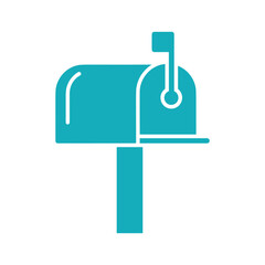 Obraz premium Mailbox Icon Vector Illustration