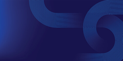 Dark blue gradient lines abstract background. Geometric lines Modern graphic design.