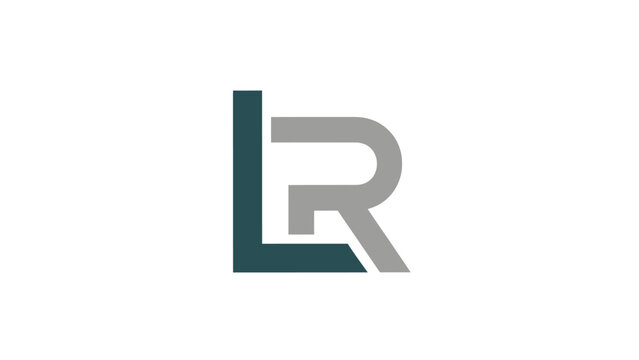 Modern LR Logo Design - A Stylish and Minimalist Branding Concept.