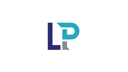 Modern logo design featuring the letters L and P in a unique style.
