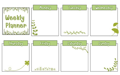 Weekly Planner Template for Print