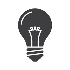 Obraz premium Light Bulb Icon Vector