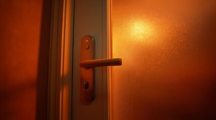 Obraz premium door with key