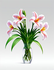 上品なフローラルデザイン