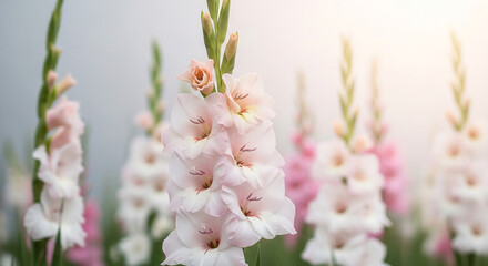 洗練されたグラジオラス