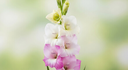 エレガントなグラジオラス