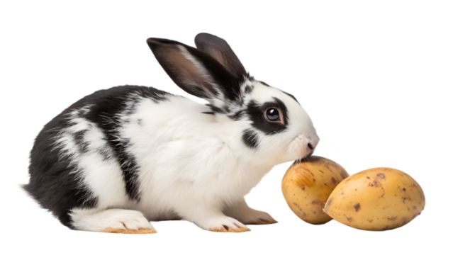 rabbit isolated on transparent - Powered by Adobe