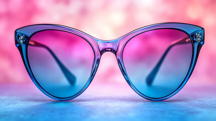 Luxury eyeglasses neoncolored frames seamlessly blending a stylish and professional appearance for modern office settings isolated on white background