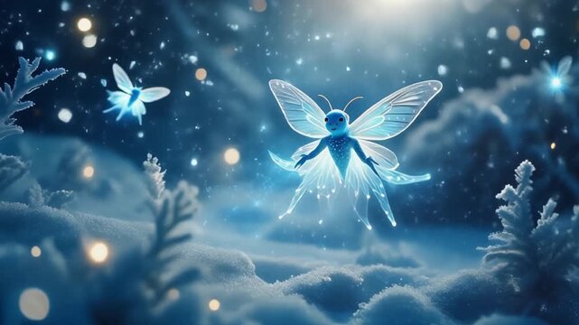 Moonlit Silver Frost Fairy