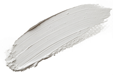 white paint brush strokes