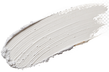 white paint brush strokes