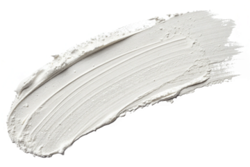 white paint brush strokes