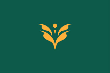 Minimal & Modern Flower Abstract Logo