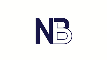 NB Logo Design - A Modern and Minimalist Brand Identity.
