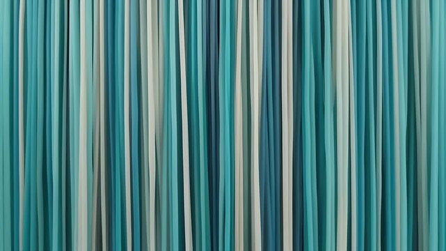 Abstract Vertical Ribbons In Shades Of Blue Teal And White Abstract Background