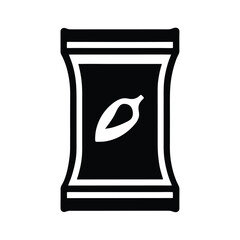 Paprika Powder Packet Icon Vector Illustration