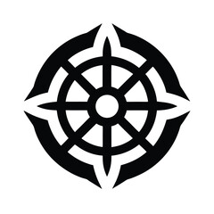 Adinkra Unity Symbol Icon Vector Illustration