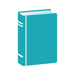 Teal Book Illustration