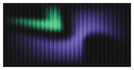 Fototapeta premium Abstract glowing wave background with neon green and purple light stripes futuristic motion design seamless animation loop for technology music visuals and digital video projects