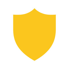 Yellow Shield Icon
