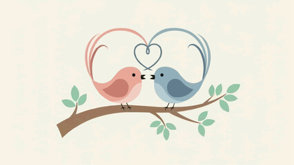 Valentine&rsquo;s Day Love and Romance Vector Illustration