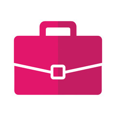 Obraz premium Pink Briefcase Illustration