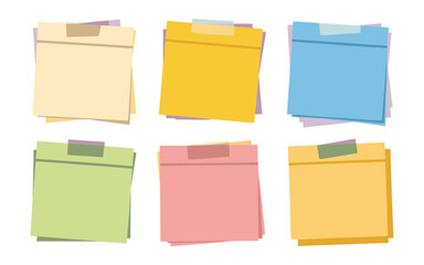 Colorful stack of file folders in various hues