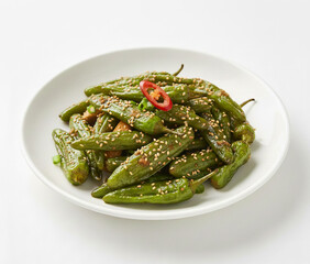 꽈리고추 볶음 음식