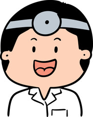 Obraz premium Illustration of medical staff 