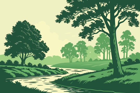 Would you like me to generate a similar description for a different style, such as a flat design or a realistic painting?