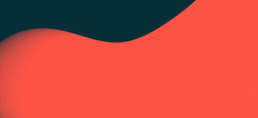 Abstract Grainy Wave Background with Soft Blur, Red and Dark Teal Modern Shape Design Banner Header Backdrop