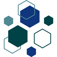 Abstract Geometric Medical Decoration