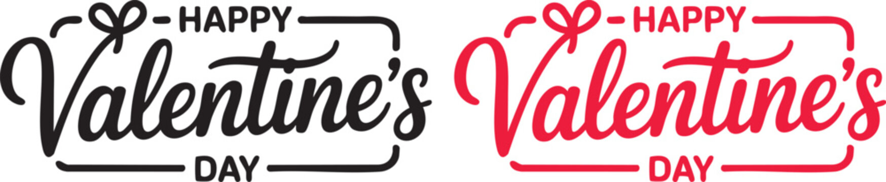 Love happy valentines day logo, happy valentines with gift box, valentine gift vector logo design.