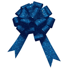 blue ribbon bow