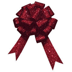 red ribbon bow