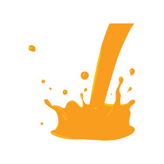 Make a Professional Orange Juice Splash